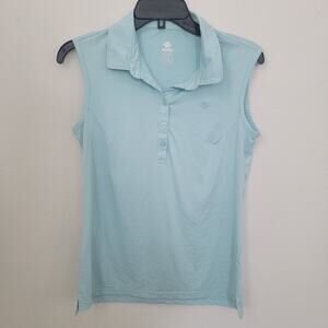 Mofiz V-neck Golf Polo Shirt Tennis Gym Camp Running Pickleball Active Top Small